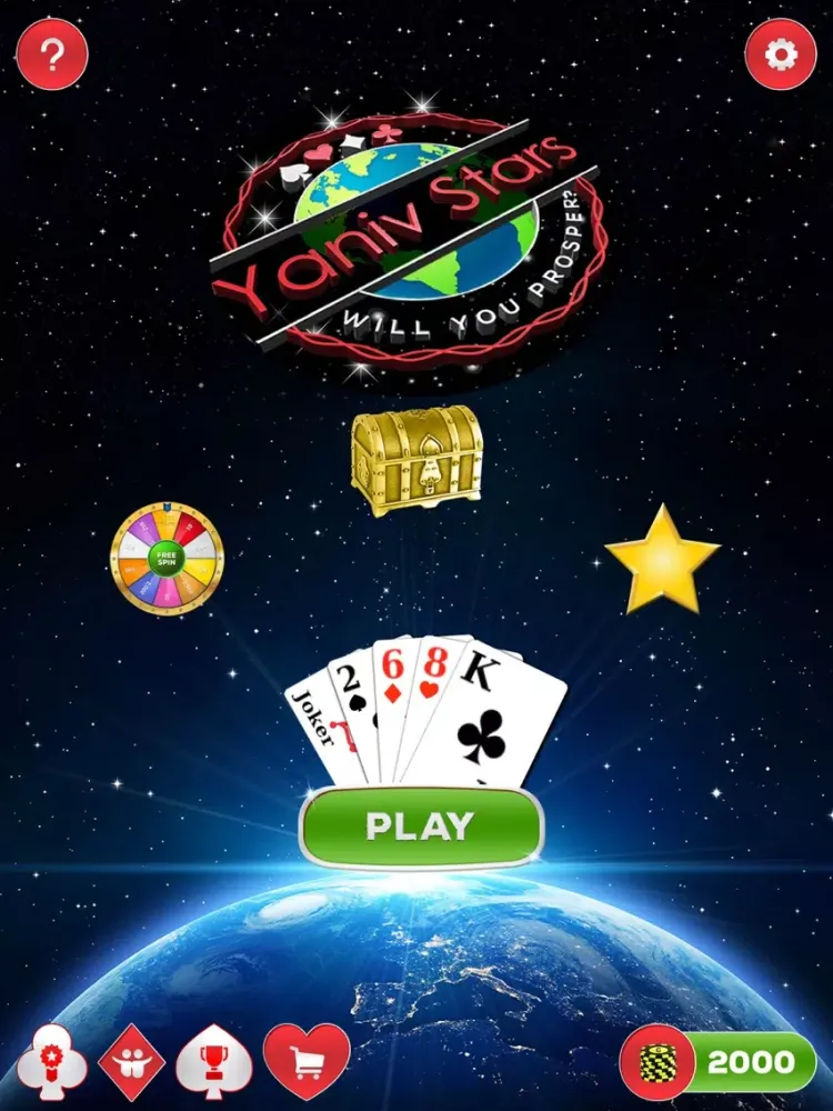 Tangkapan layar Yaniv Stars iPad 