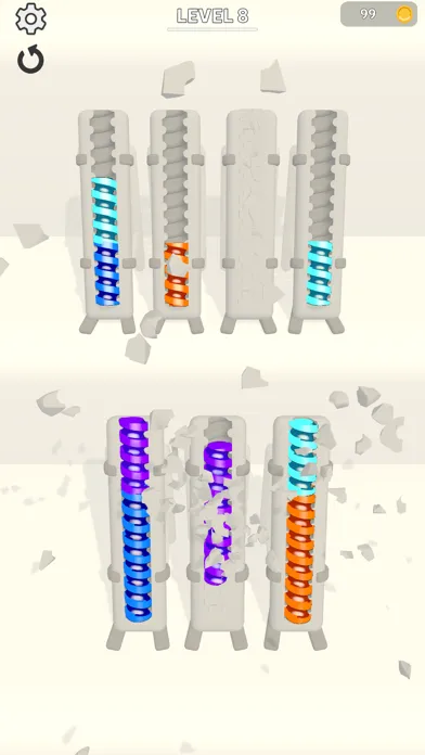 Скриншоты Color Screw Sort