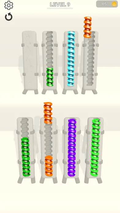 Скриншоты Color Screw Sort