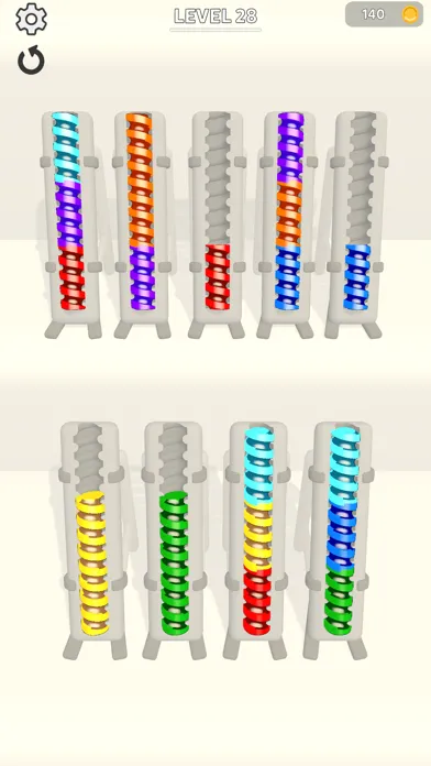 Скриншоты Color Screw Sort