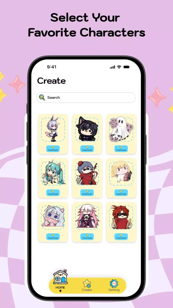 Tangkapan layar Oh My Shimeji