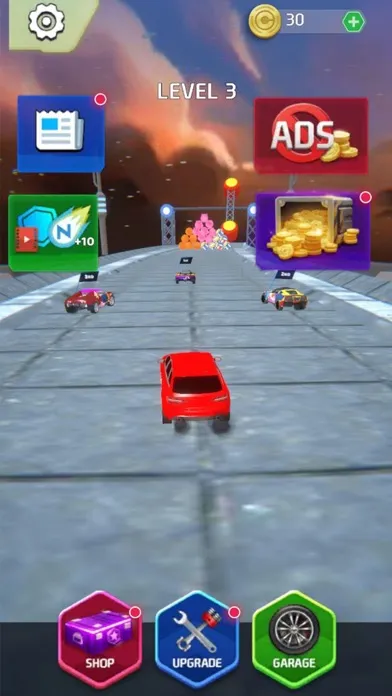 Capturas de tela do Turbo Thrust 3D
