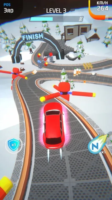 Capturas de tela do Turbo Thrust 3D