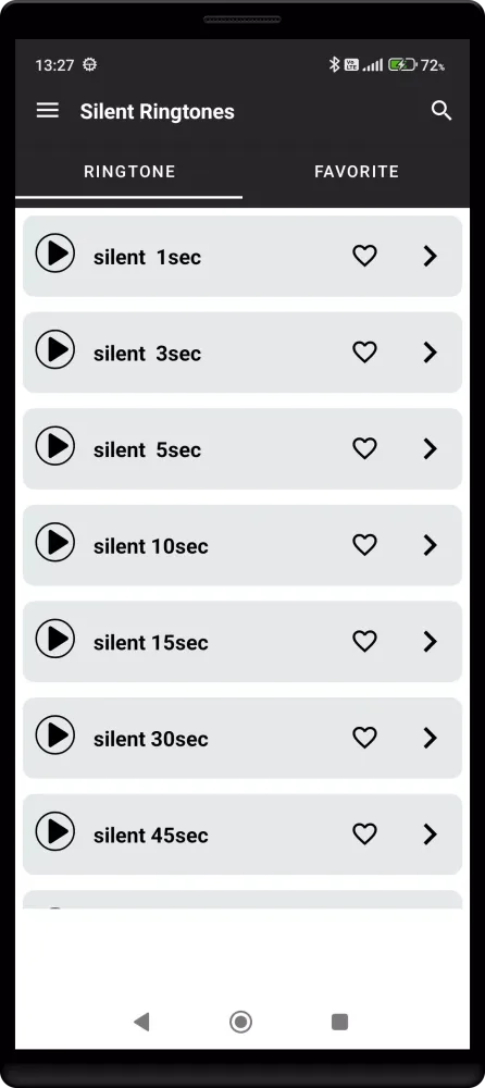 Silent Ringtones应用截图
