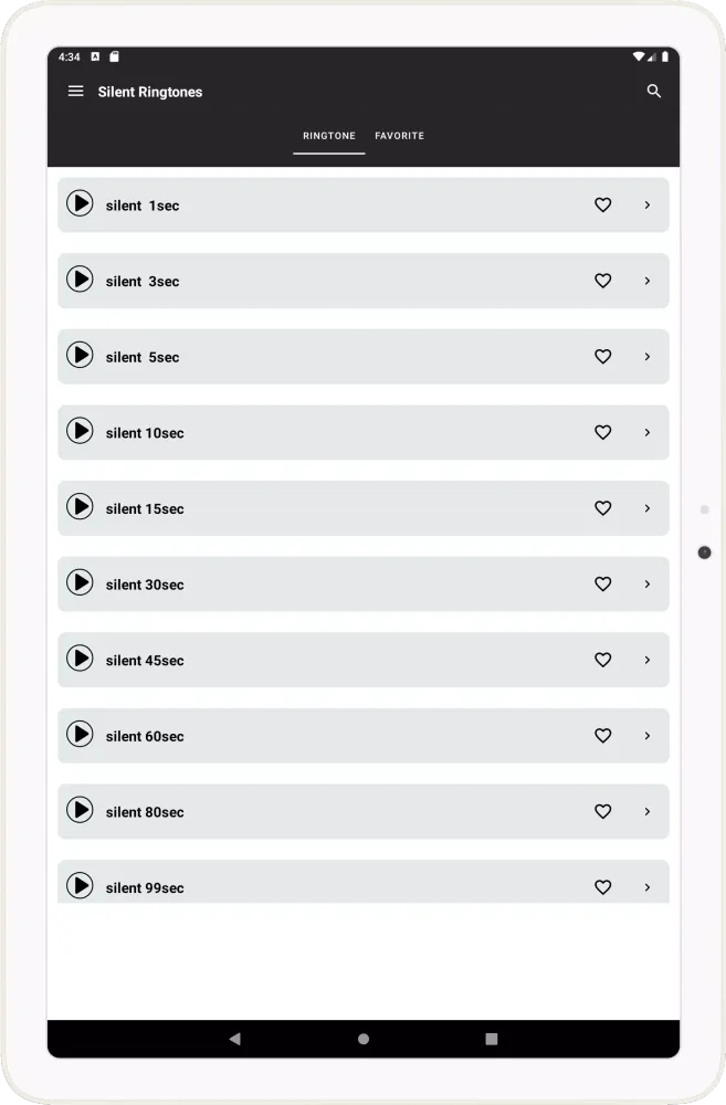 Silent Ringtones应用截图