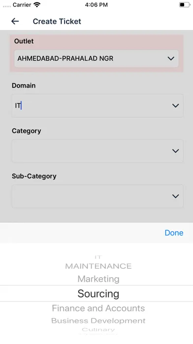 Capturas de tela do BN Enterprise App