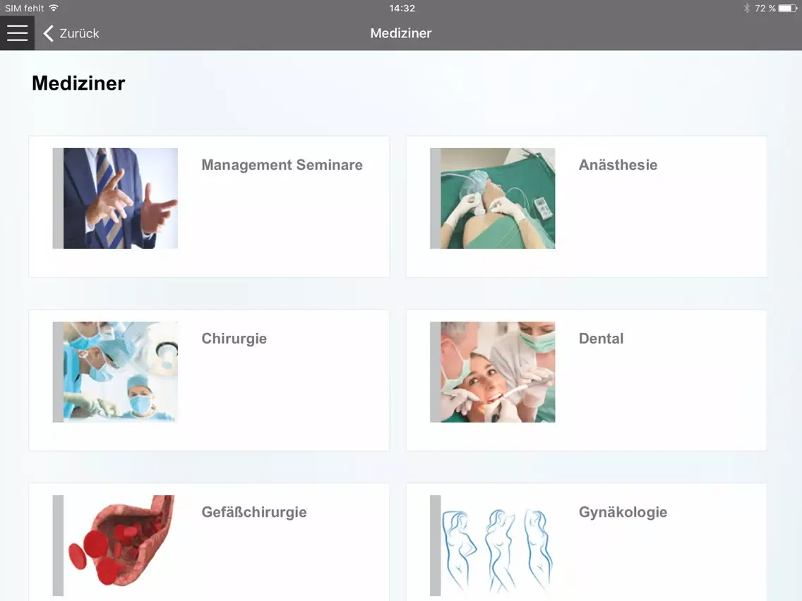 Aesculap Akademie iPad  Screenshots