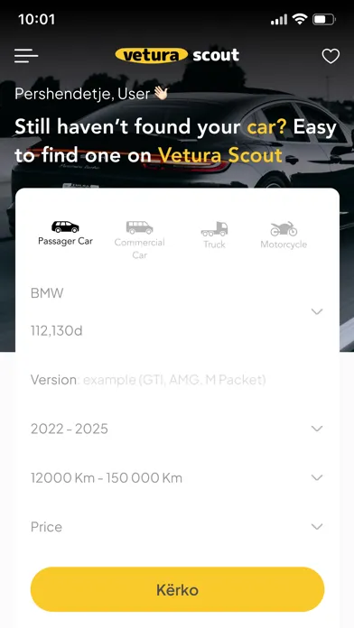 ภาพหน้าจอของ VeturaScout