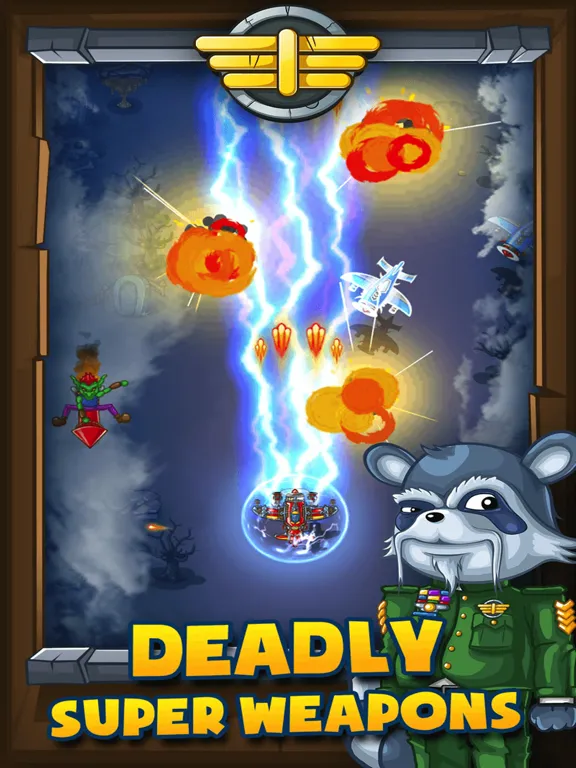 Air Fighter-- Commander Panda iPad 應用截圖