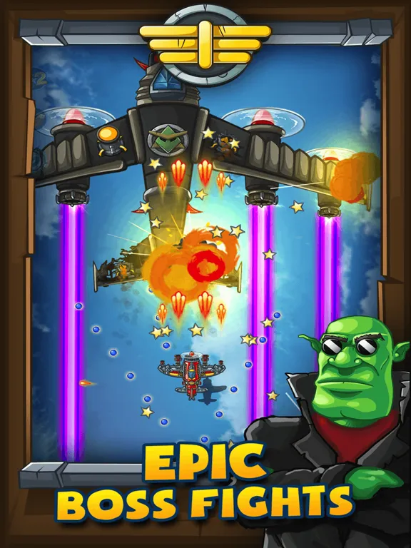 Air Fighter-- Commander Panda iPad 應用截圖