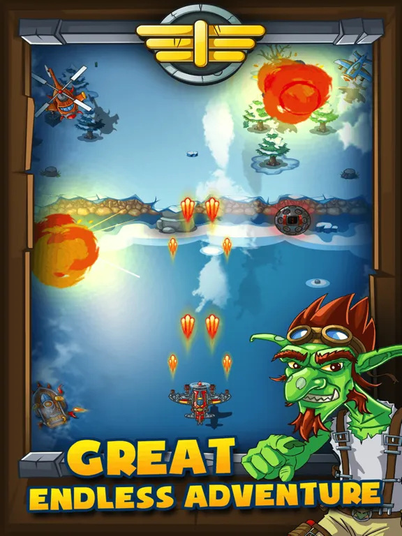 Air Fighter-- Commander Panda iPad 應用截圖
