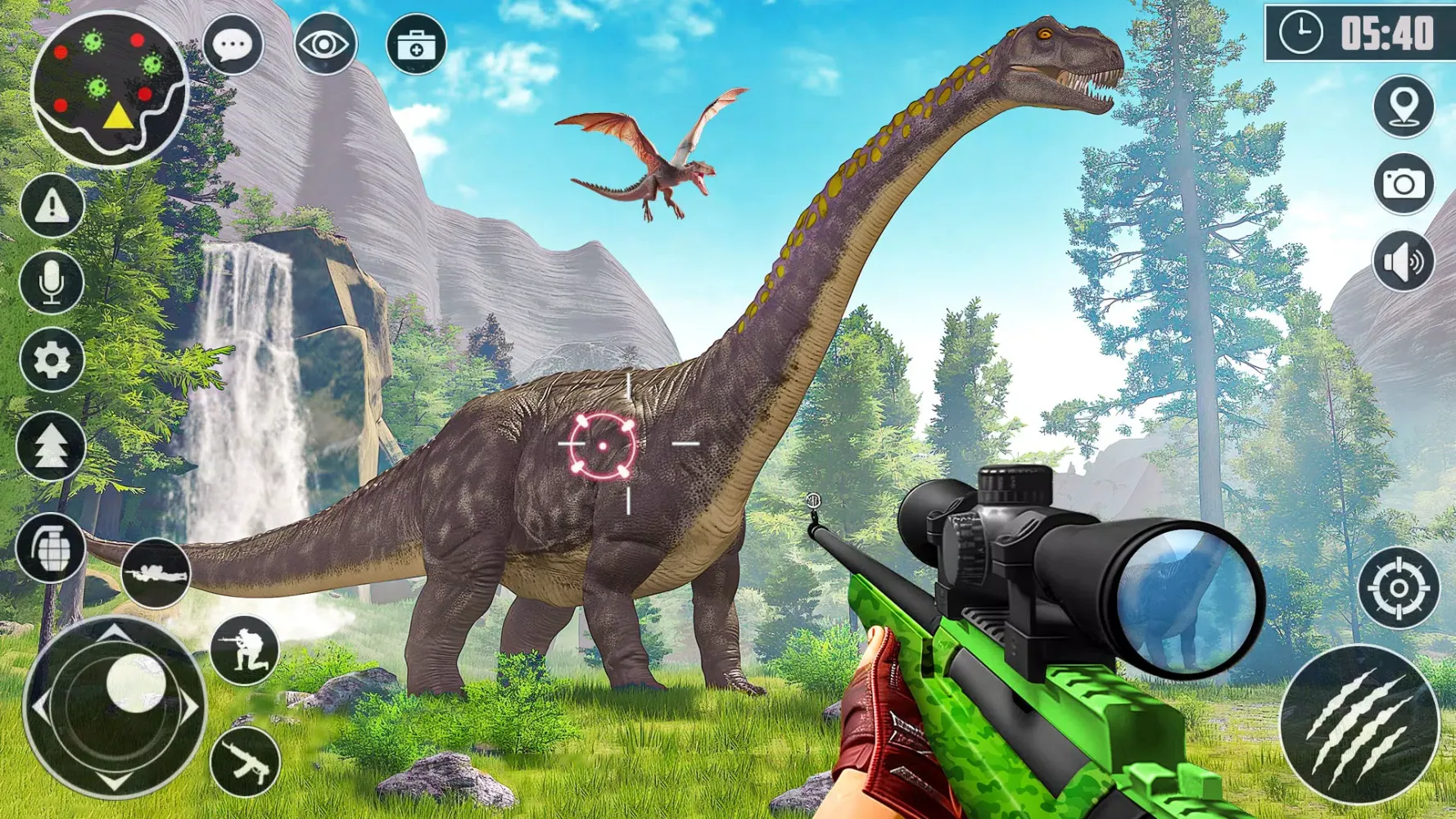 Captures d'écran de Dinosaur Hunter Shooting Games