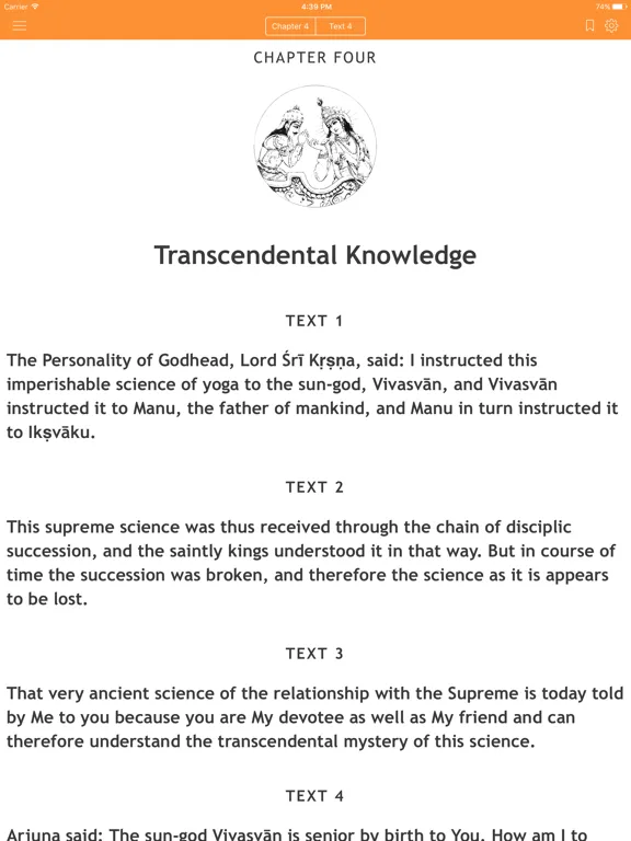 Capturas de pantalla de Bhagavad-gita As It Is iPad 