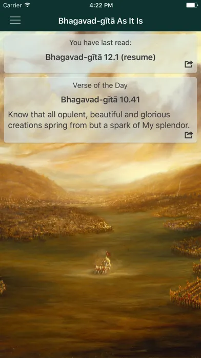 Capturas de pantalla de Bhagavad-gita As It Is