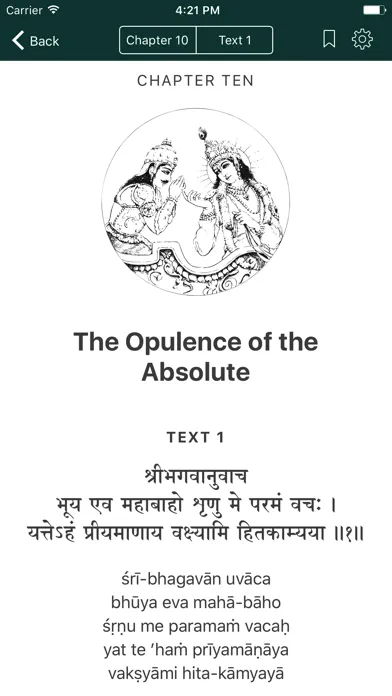 Capturas de pantalla de Bhagavad-gita As It Is