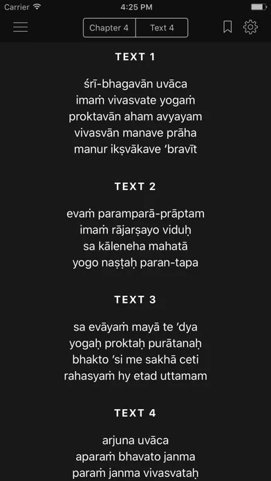 Capturas de pantalla de Bhagavad-gita As It Is