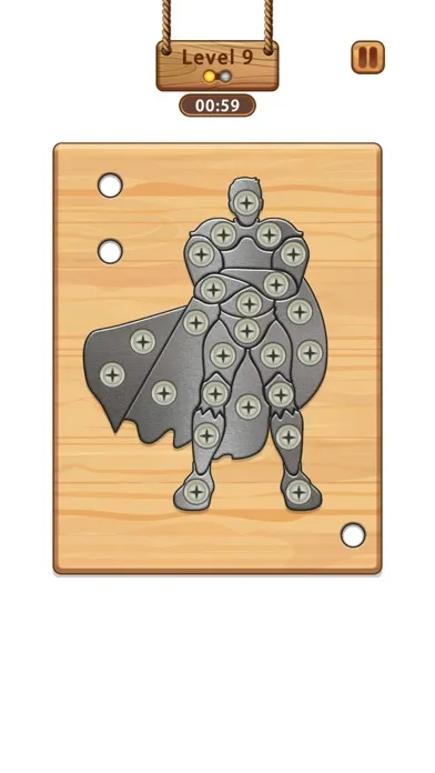 صور Wood Nuts & Screw Puzzle