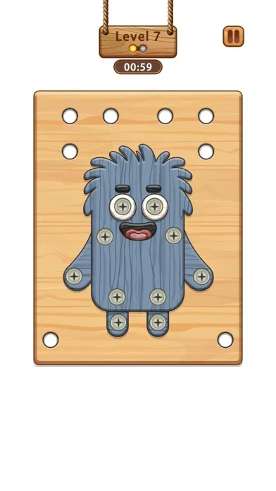 صور Wood Nuts & Screw Puzzle