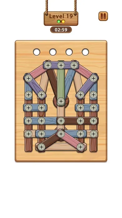 صور Wood Nuts & Screw Puzzle