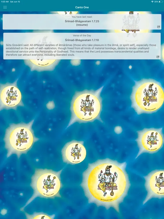 Скриншоты Srimad-Bhagavatam, Canto 1 iPad 