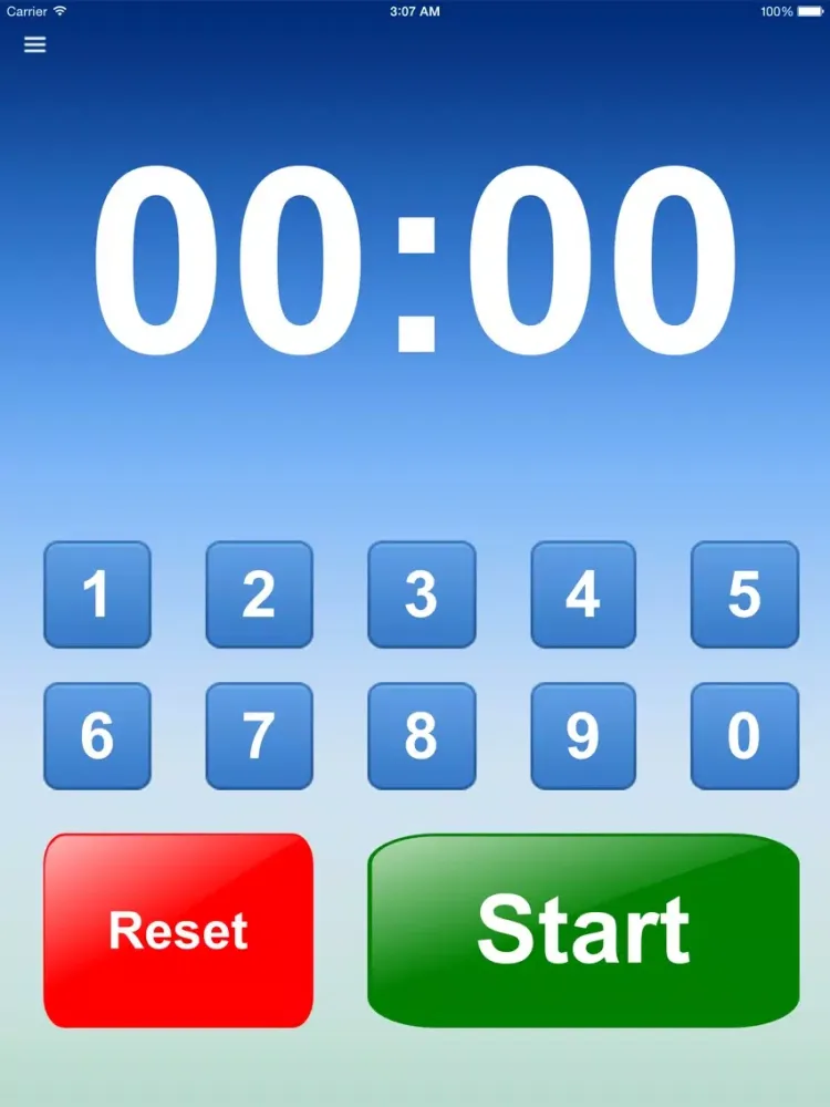 Tangkapan skrin BigBen Timer iPad 