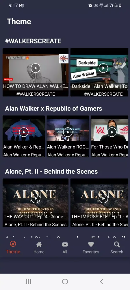Скриншоты Alan Walker Music