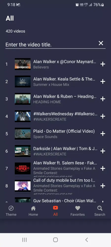 Скриншоты Alan Walker Music