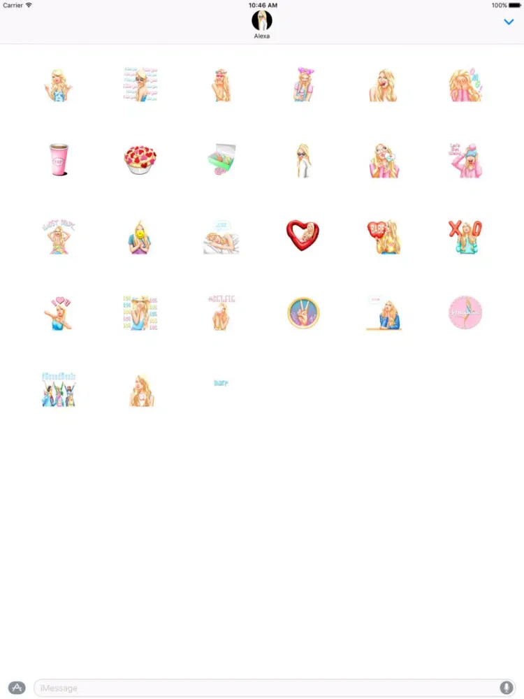 Alexa Mae Emojis iPad  স্ক্রিনশট
