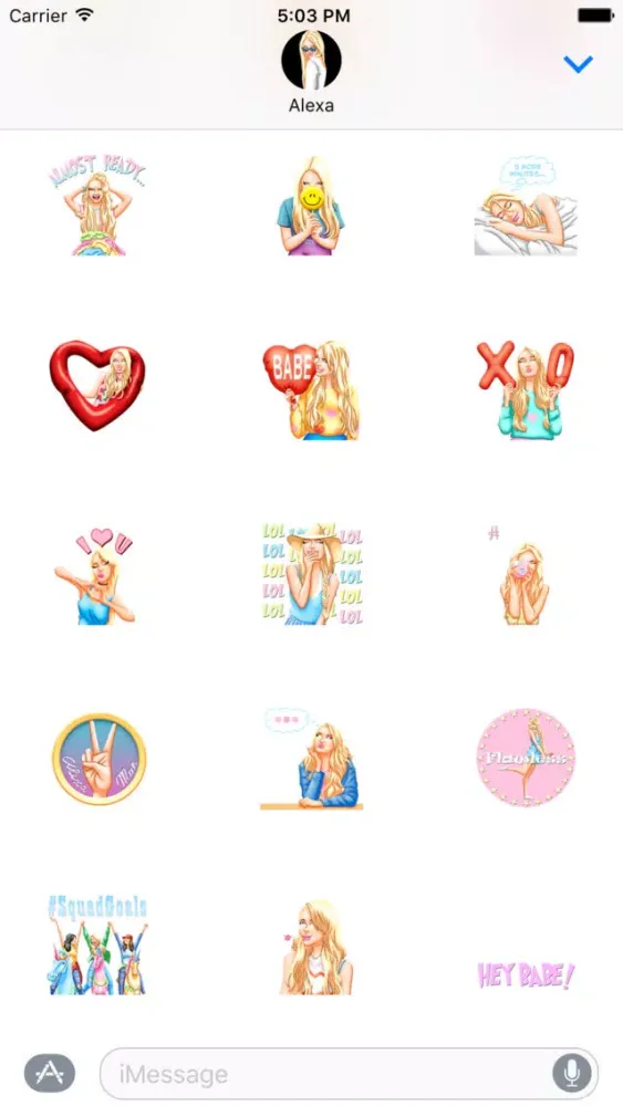 Alexa Mae Emojis স্ক্রিনশট