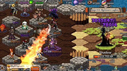 Capturas de pantalla de Heroes War - Idle RPG