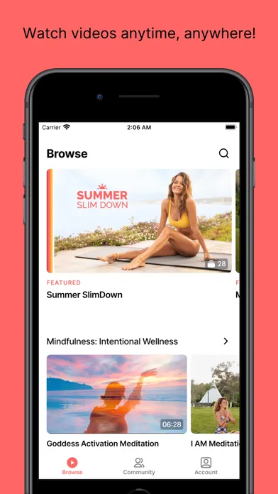 Capturas de tela do Brooke Burke Workouts + LIVE