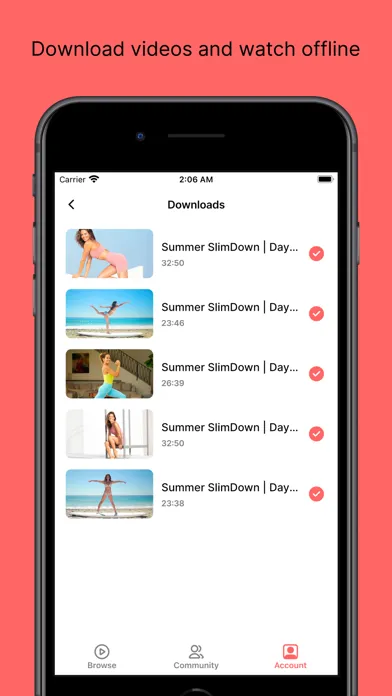 Capturas de tela do Brooke Burke Workouts + LIVE