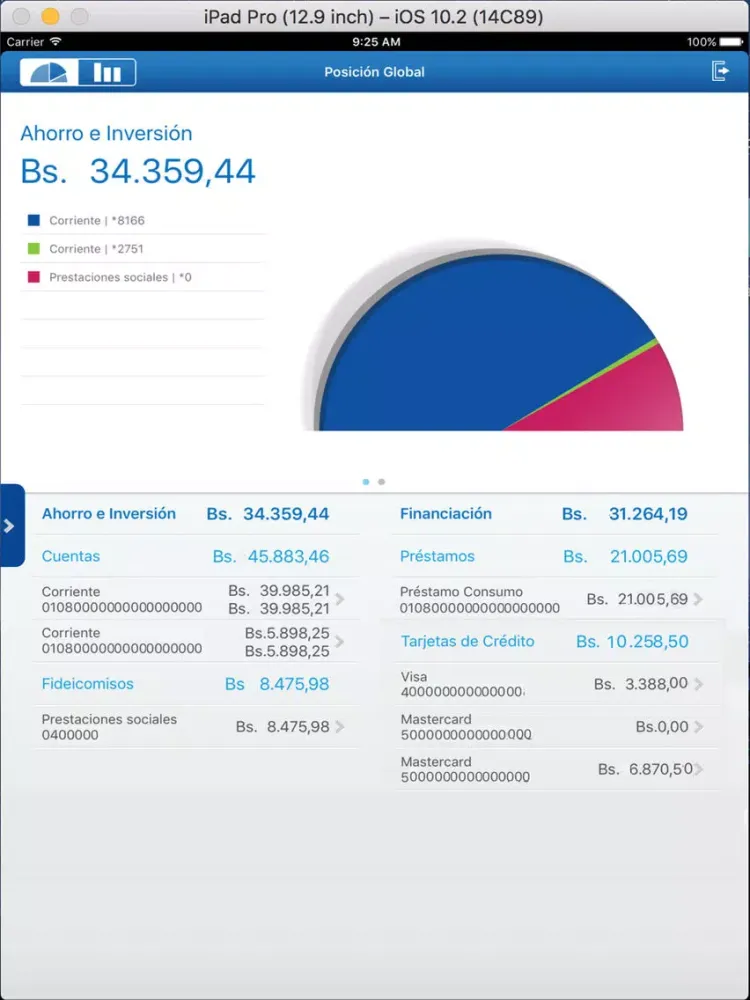 BBVA Provinet Móvil | Venezuela para iPad iPad 應用截圖