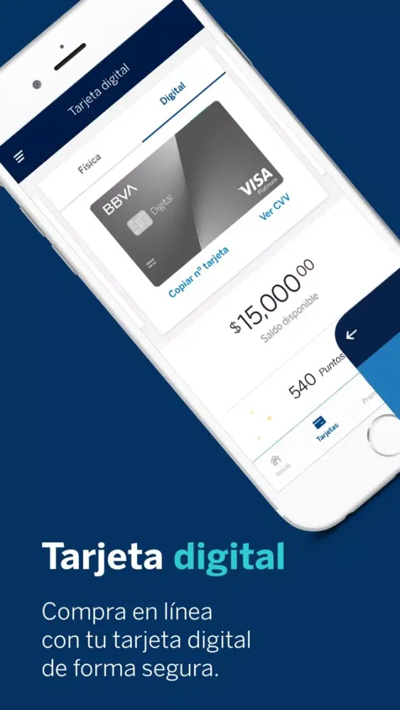 Capturas de pantalla de BBVA Wallet México