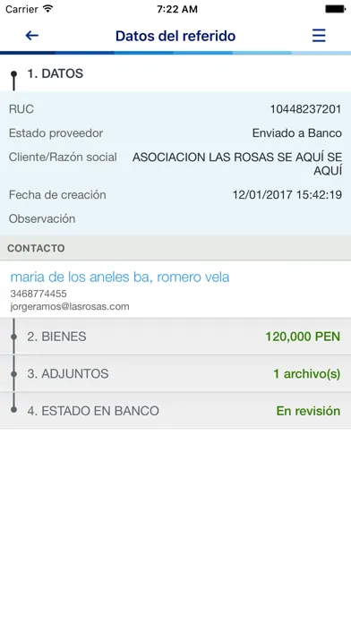 Capturas de pantalla de BBVA T-Refiero