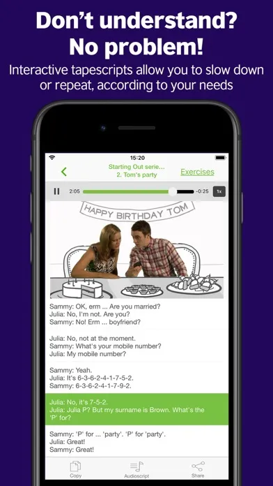 Capturas de tela do LearnEnglish Videos