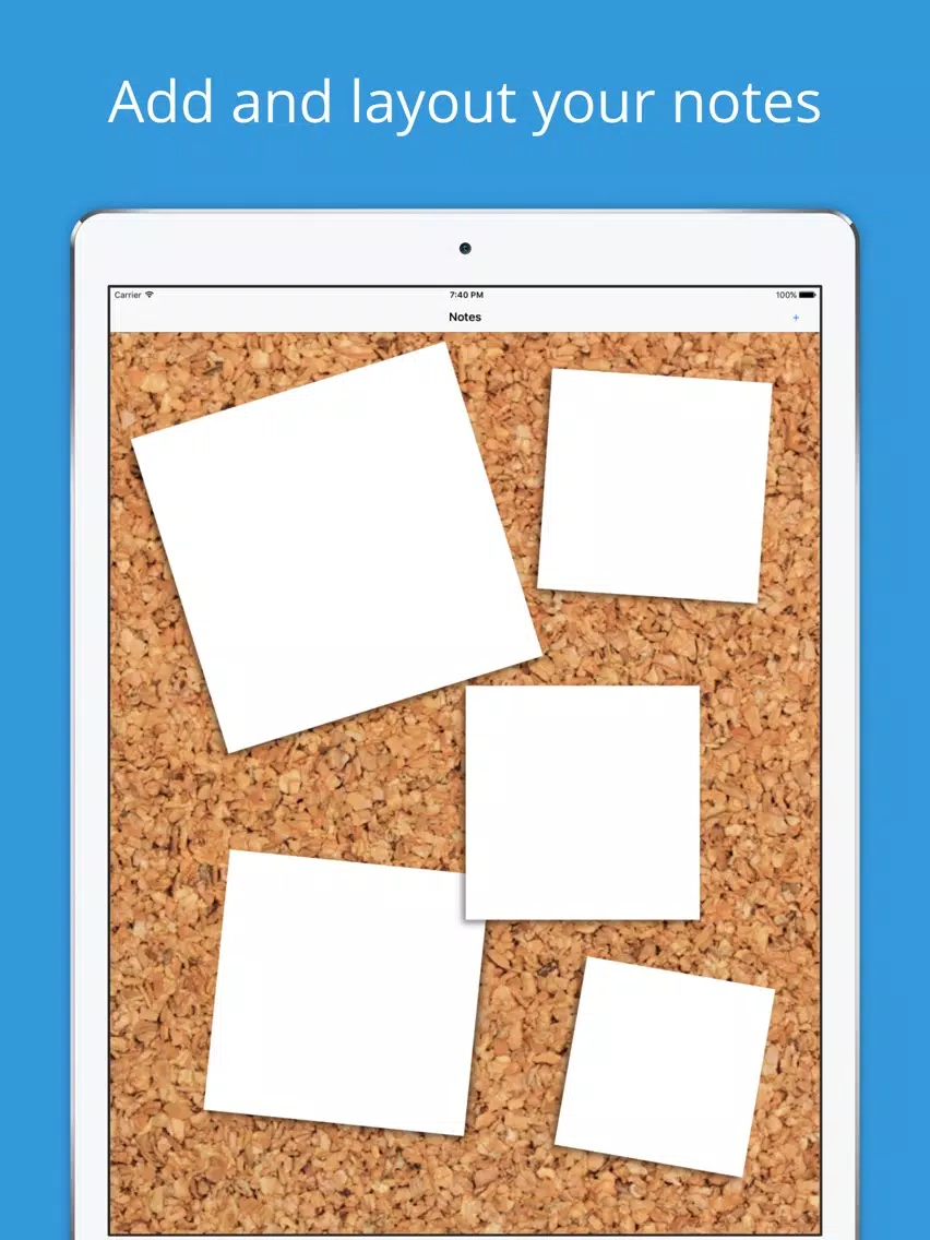 Corkboardoo iPad  スクリーンショット