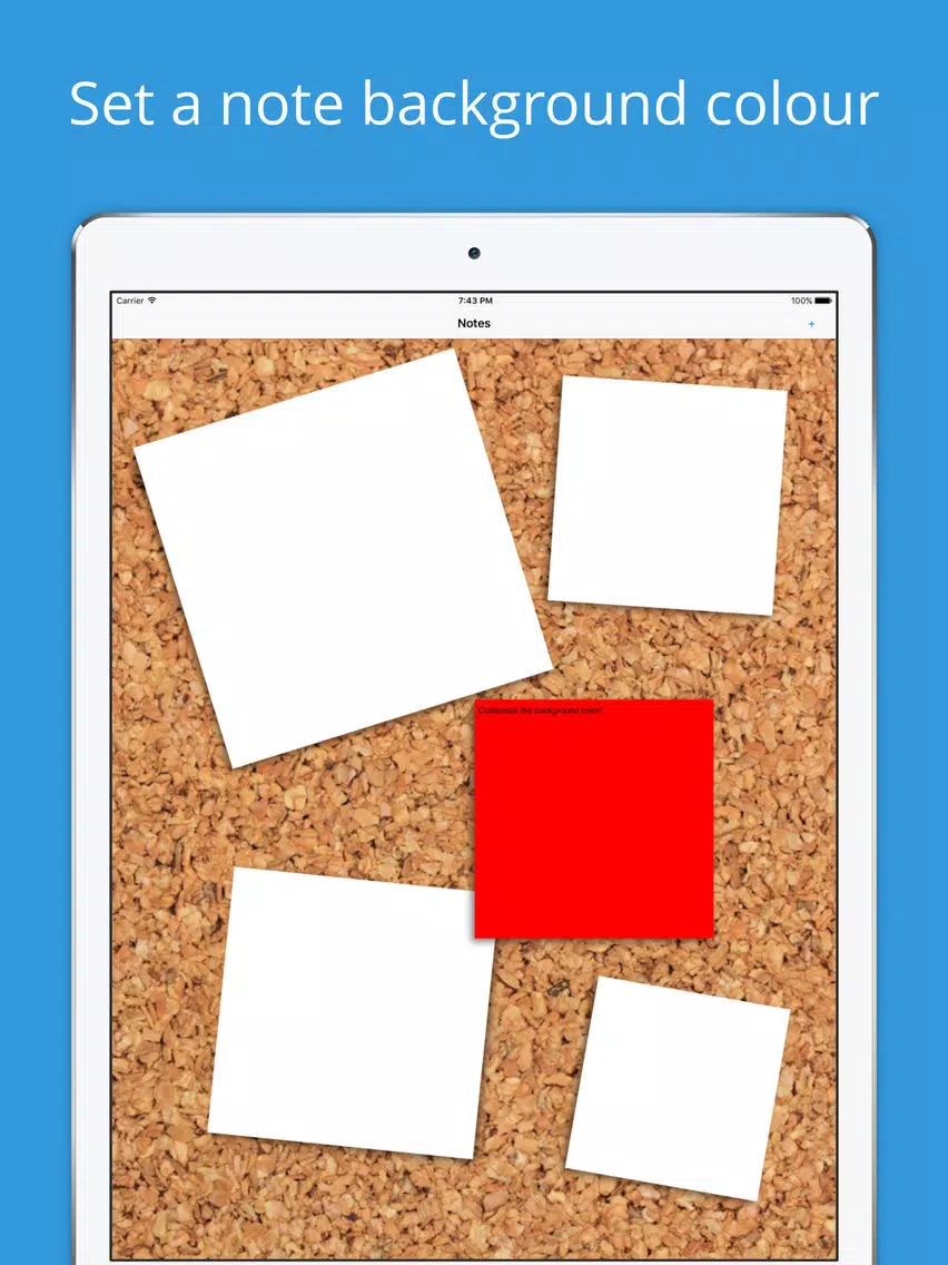 Corkboardoo iPad  スクリーンショット