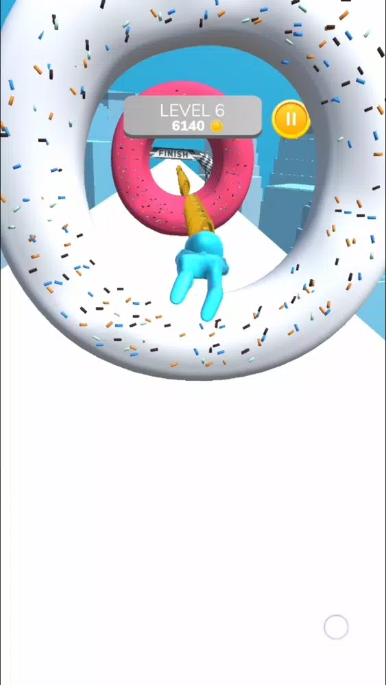 Tangkapan skrin Donut Jump 3D