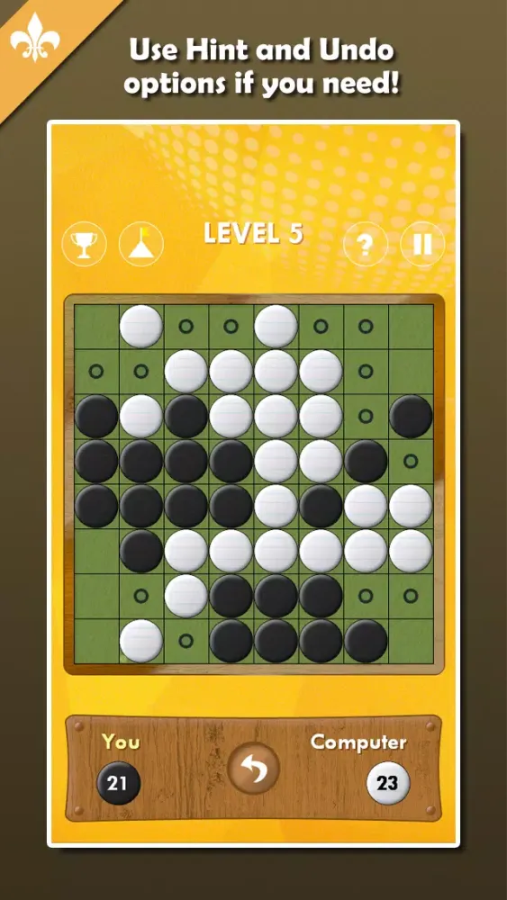 Captures d'écran de Reversi