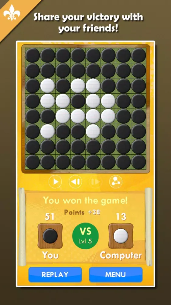 Captures d'écran de Reversi
