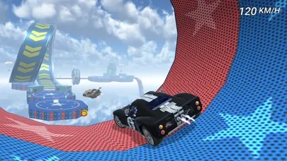 Captures d'écran de Super Hero Mega Ramp Car Stunt