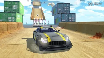 Captures d'écran de Super Hero Mega Ramp Car Stunt