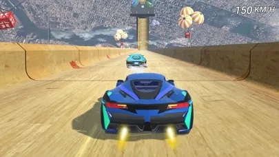 Captures d'écran de Super Hero Mega Ramp Car Stunt