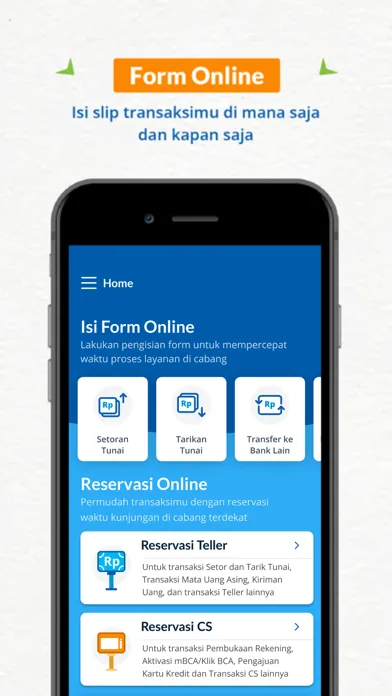 Screenshot di eBranch BCA