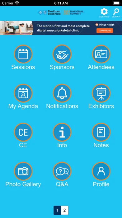 Screenshot di BCBSNS 2022