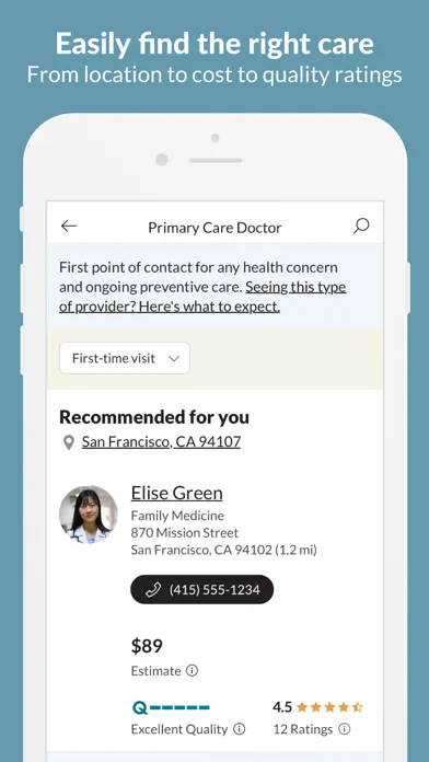 Capturas de pantalla de BlueCare Connect RI