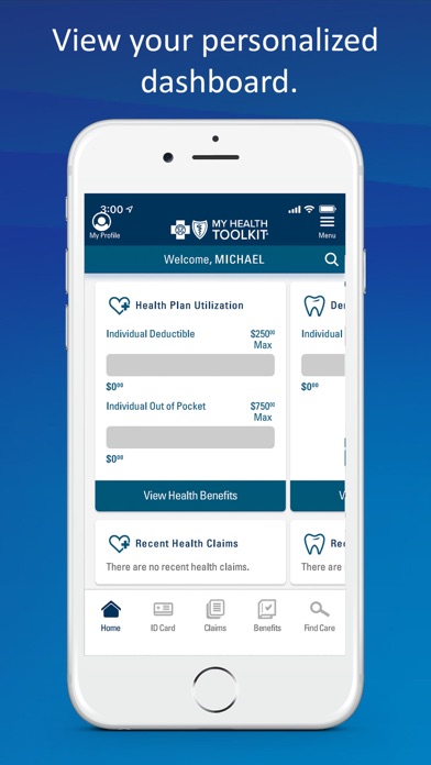 Capturas de pantalla de My Health Toolkit® for BCBS