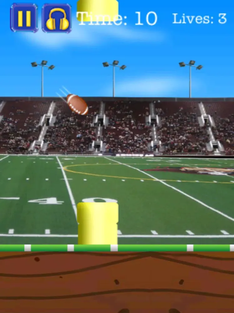 Capturas de tela do Football Dodge Goal Smash Mega Flyer iPad 