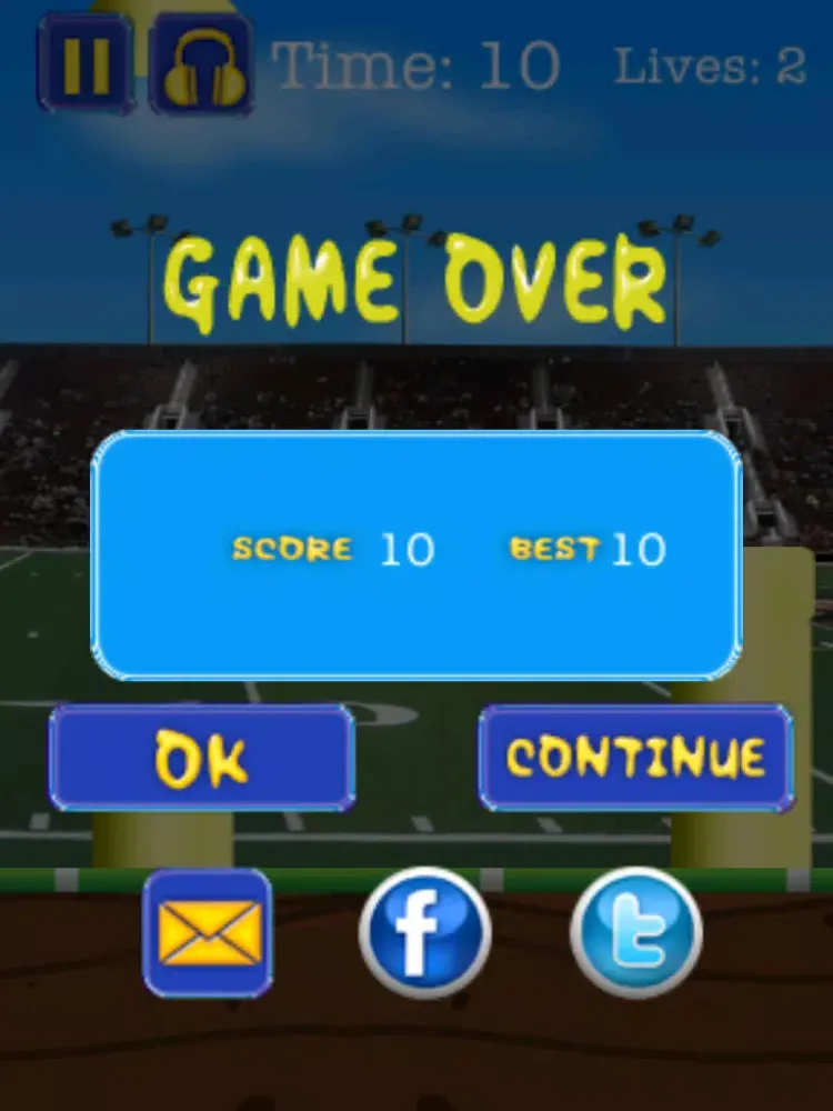 Capturas de tela do Football Dodge Goal Smash Mega Flyer iPad 